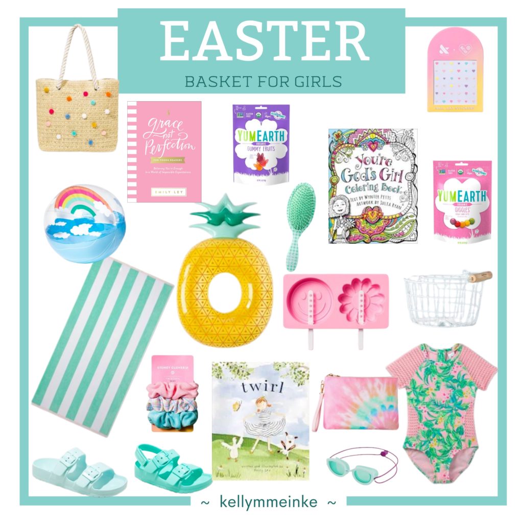 Easter basket goodies for girls